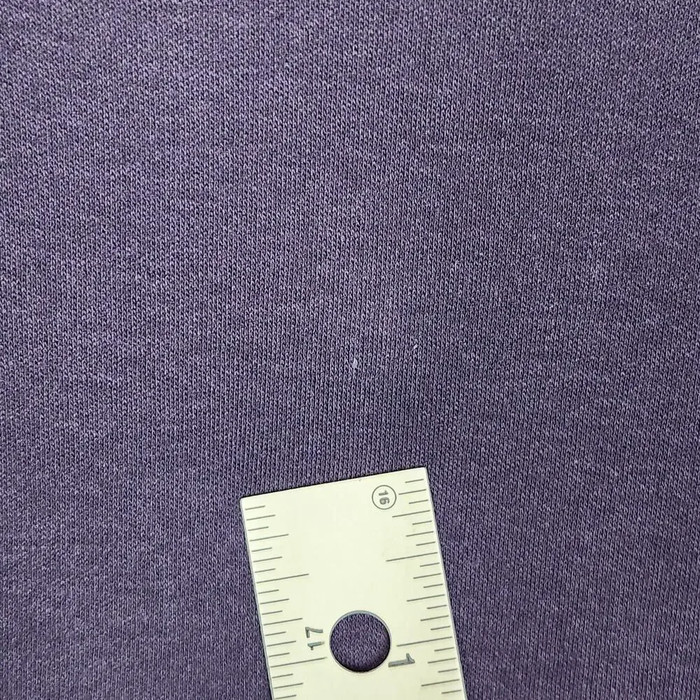 Paul Fredrick Sweater Mens XL Purple Cotton Turtleneck Knit Pullover Made USA